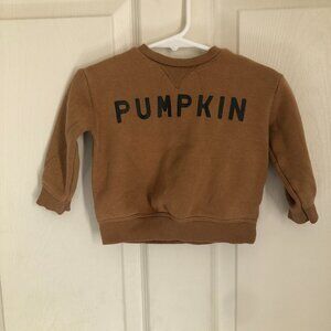 Little Co. By Lauren Conrad 9 month Baby Pumpkin Brown Sweatshirt
